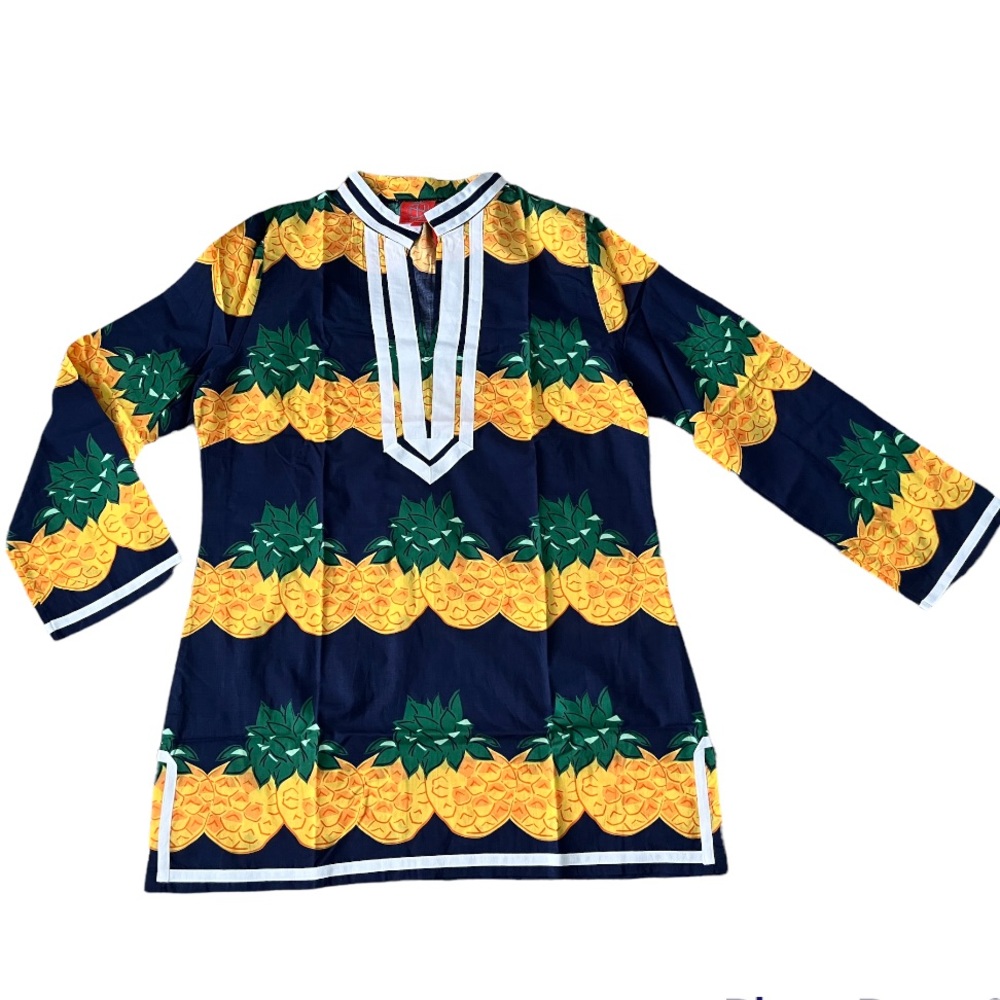 Boutique-Tracy Negoshian Abby Tunic in Pineapple